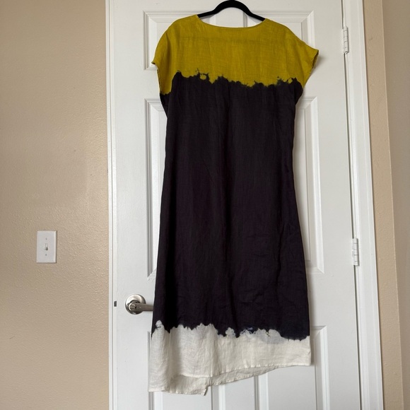 Soft Surroundings Linen Tie Dye Sleeveless Dress Size M - Picture 2 of 10